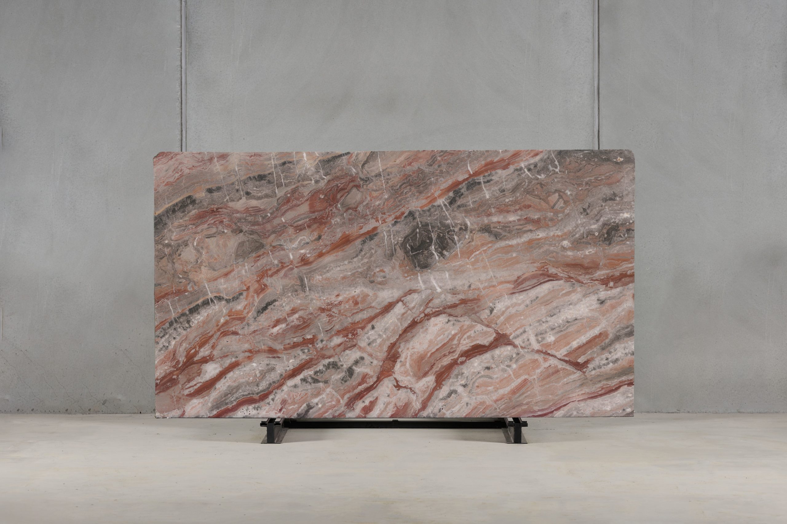 Rosso Orobico Marble Slab